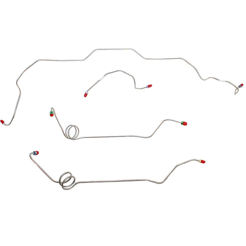 MPF003OM- 67-69 Camaro/Firebird Disc Conversion Brake Line Kit; Steel - SSTubes