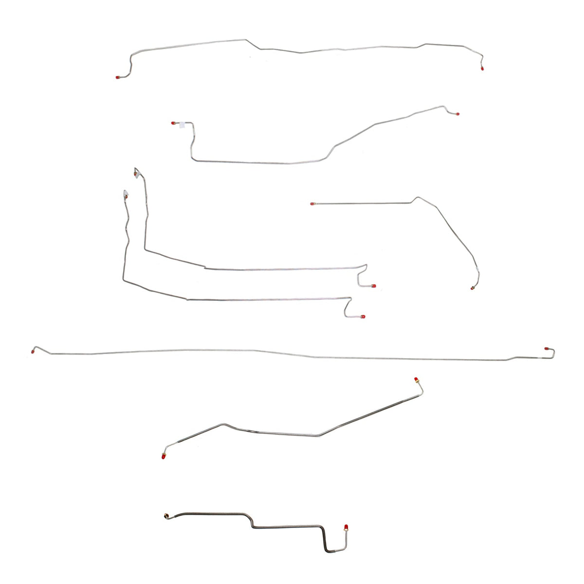 CBK0202SS - 04-06 GM 2500 SUV; Complete Brake Line Kit; Stainless - SSTubes