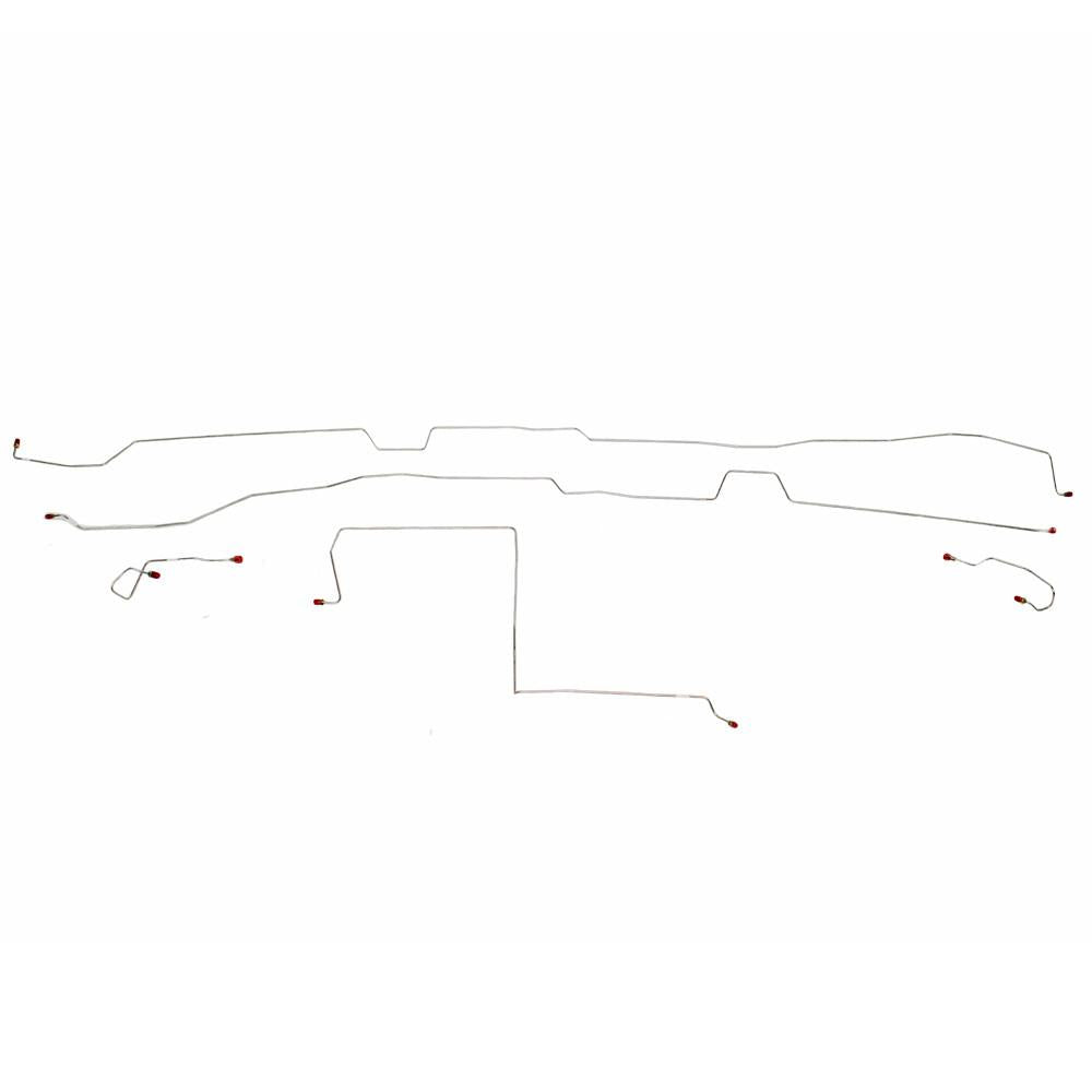 DIN0103SS- 01-04 Ford Escape AWABS, Intermediate Brake Lines; Stainless - SSTubes