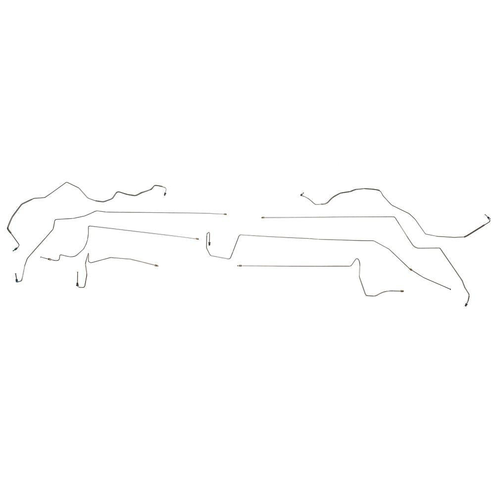 OIN9903SS- 99-03 Toyota Solara w/ 4w Disc & ABS, Intermediate Brake Line Kit; Stainless - SSTubes