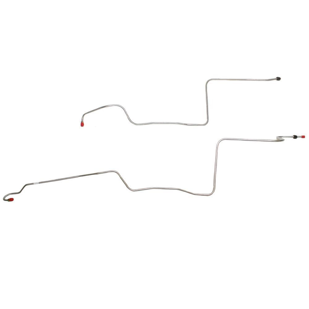 STC5801OM- 58-60 Ford Thunderbird, w/ MX Transmission, 4pc Transmission Cooler Line Set; Steel - SSTubes