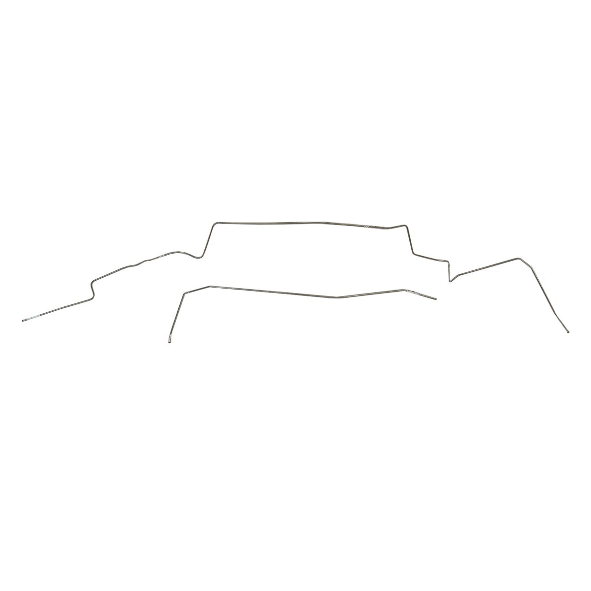 YGL7305OM- 72-74 Mopar A-Body; 2pc 1/4" Return Fuel Line, (Check Valve in Front Section as Original), 111" Wheel Base; Steel - SSTubes