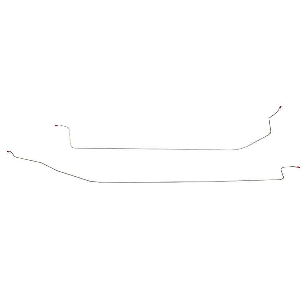 YIN9703SS- 93-97 Chrysler Concord, No-Anti Lock Brakes, Front Disc/Drum, Complete Intermediate Brake Line Kit; Stainless - SSTubes