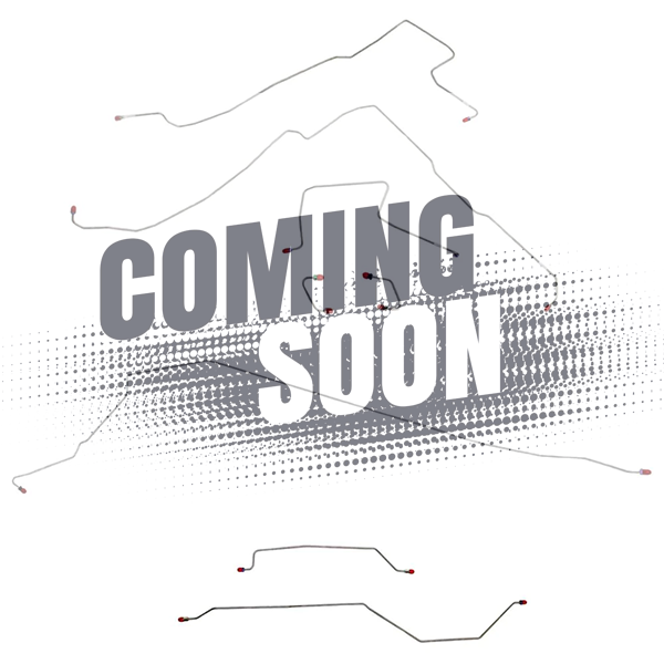 CBK0530SS - 1970-71 MOPAR E-body w/ Standard Disc, Right Front Under Frame, 8-3/4'' or Dana Axle, w/ Hemi; Complete Brake Line Kit; Stainless - SSTubes