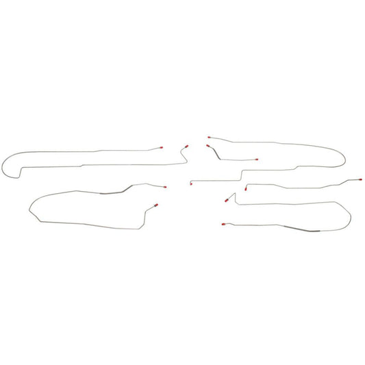 AIN0103OM- 01-03 Aurora, 00-05 LeSabre AWABS, 4w Disc; Intermediate Brake Line Kit; Steel - SSTubes