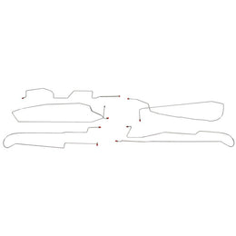 AIN9706OM- 97-05 Park Avenue, w/ No Traction Control; Intermediate Brake Line Kit; Steel - SSTubes