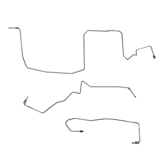 AKT0601SS - 06-10 Chevy Impala, 2wd, 4wabs, Disc, Front Brake Kit; Stainless - SSTubes