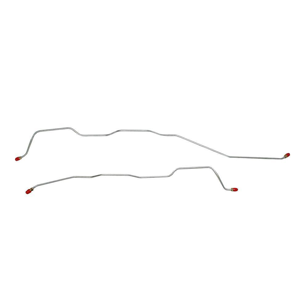 BRA6701OM- 67-69 Bel Air, Impala Heavy Duty F-41 Suspension Rear Axle Brake Line Set; Steel - SSTubes