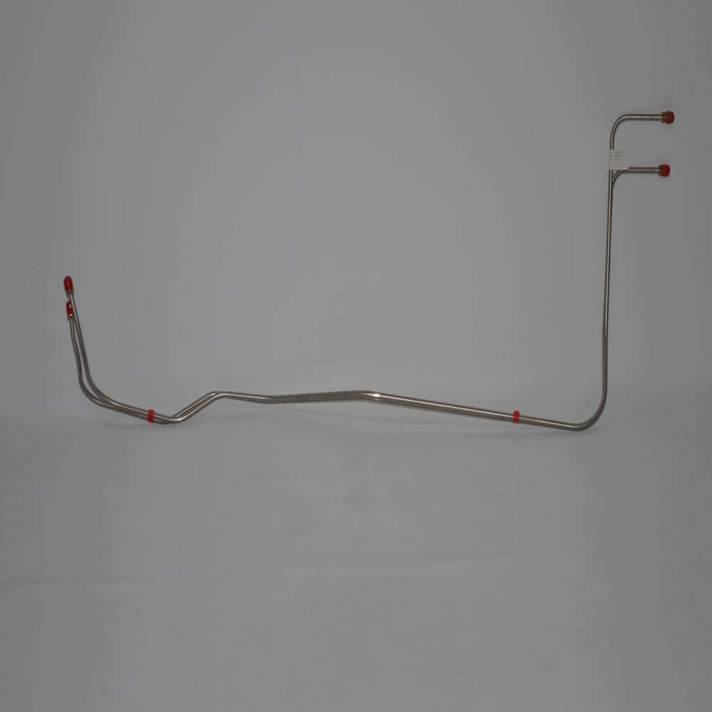 BTC6705OM- 67-68 Chevy Bel Air, Biscayne, Impala, V8, Powreglide/Turbo 400 Transmission Line Set; Steel - SSTubes