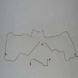 CBK0023OM - 02-05 Dodge Ram 1500, 4wd, RWABS, Ext Cab/Short Bed; Complete Brake Line Kit; Steel - SSTubes