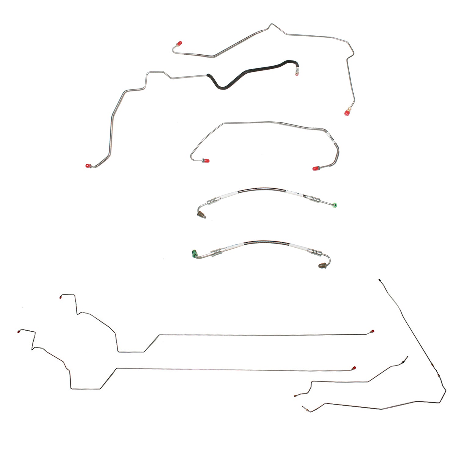 CBK0109SS- 00-07 Monte Carlo, 4WABS; Complete Brake Line Kit; Stainless - SSTubes