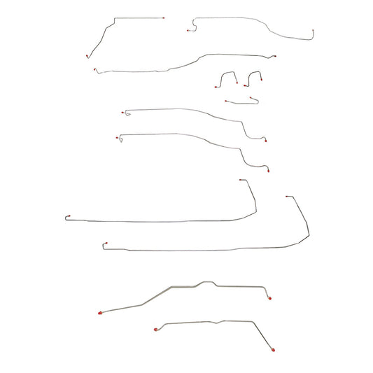 CBK0123SS- 03-06 Escalade, 2 WD, Traction Control, Brake Line Set; Stainless - SSTubes