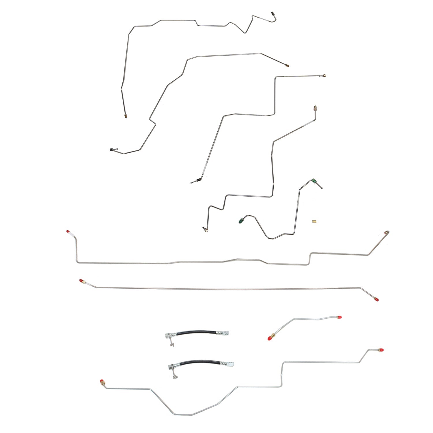 CBK0131SS- 2002-05 Ram 1500; 4WD, Rear ABS, Quad Cab, Short Bed; Complete Brake Line Kit; Stainless - SSTubes