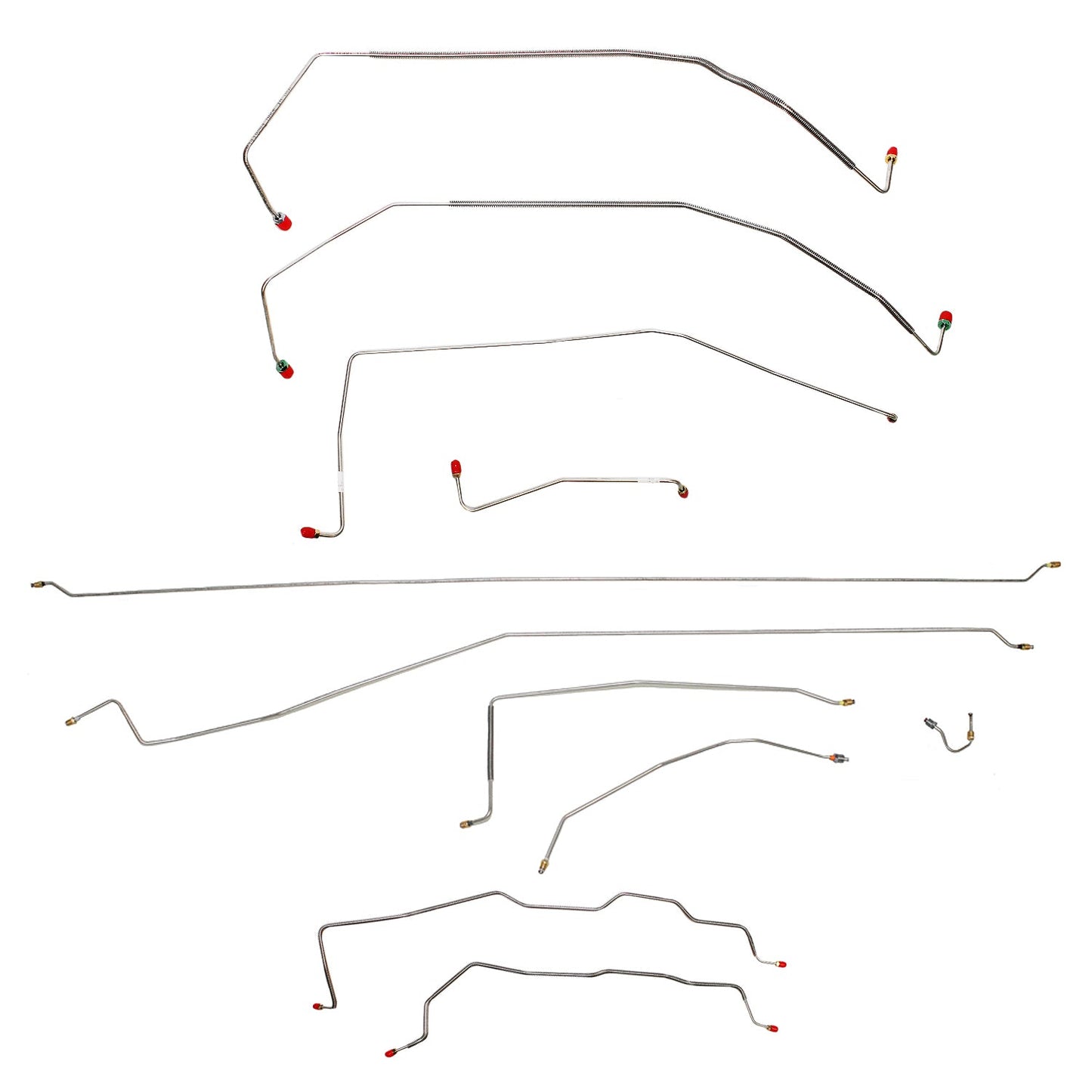 CBK0152SS- 87-91 Chevy R3500; Two-wheel Drive, Dually; Brake Line Set, Stainless - SSTubes