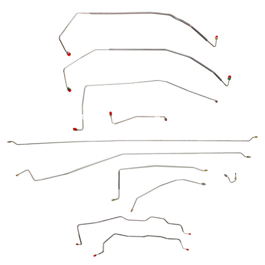 CBK0152SS- 87-91 Chevy R3500; Two-wheel Drive, Dually; Brake Line Set, Stainless - SSTubes