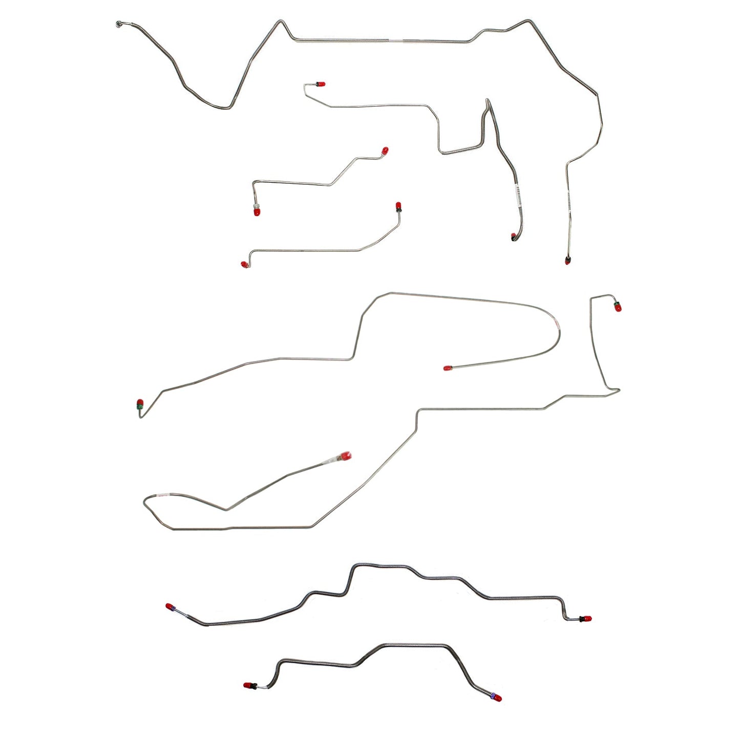 CBK0188OM - 98-02 Camaro/Trans Am, No Traction; Complete Brake Line Kit; Steel - SSTubes