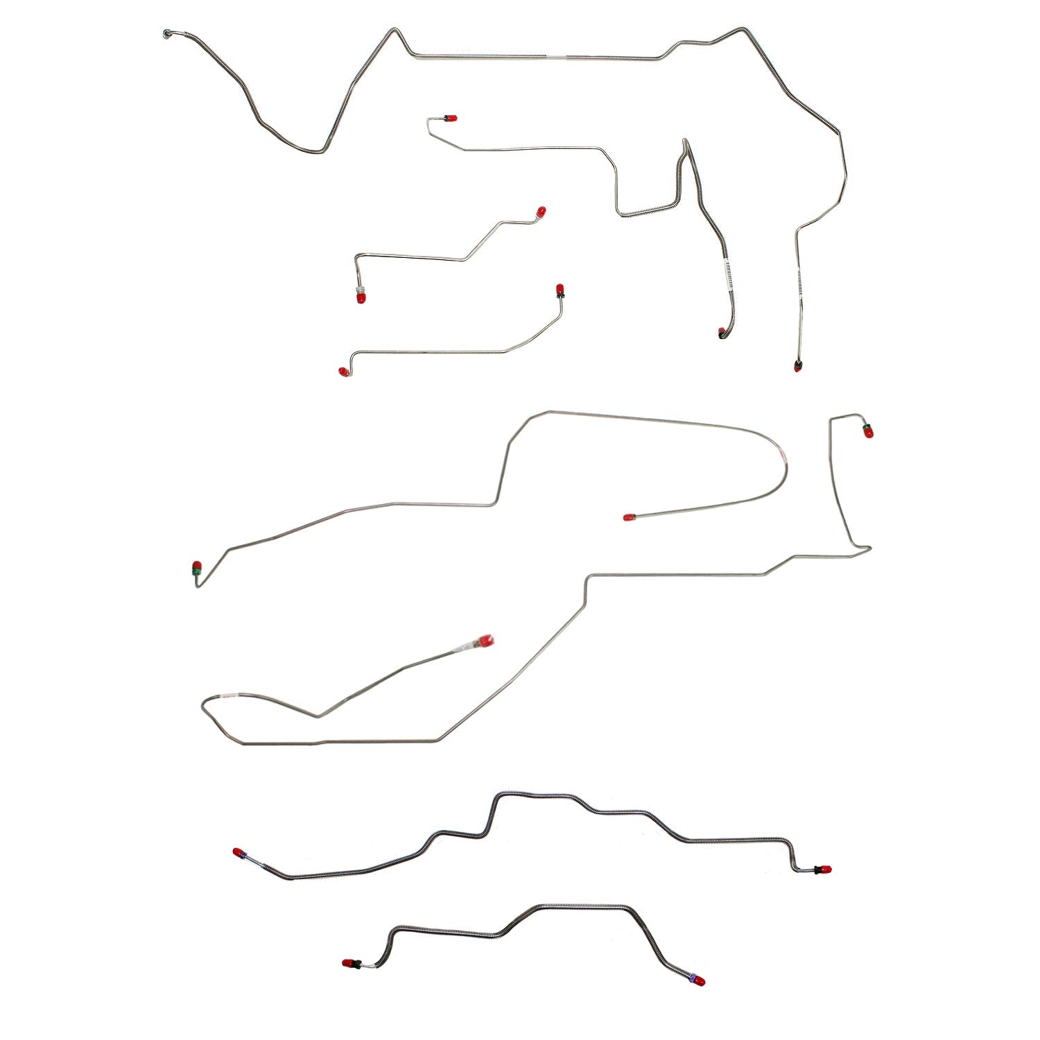 CBK0188SS - 98-02 Camaro/Trans Am, No Traction; Complete Brake Line Kit; Stainless - SSTubes