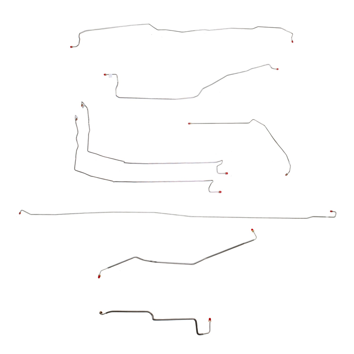 CBK0202SS - 04-06 GM 2500 SUV; Complete Brake Line Kit; Stainless - SSTubes