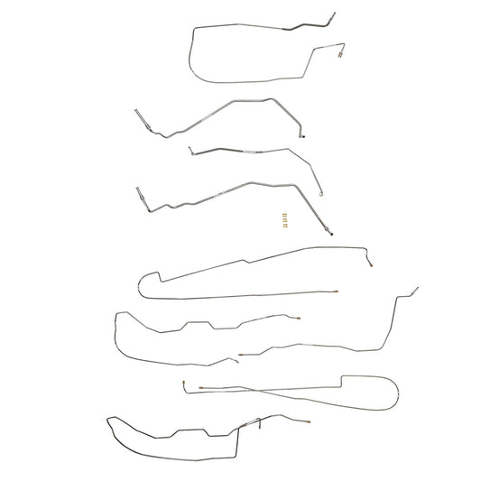 CBK0214OM - 06-11 Buick Lucerne Complete Brake Line Kit; Steel - SSTubes