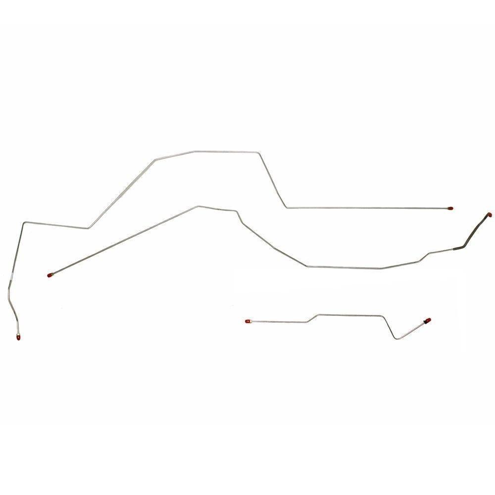 CBK0229OM - 97-99 Malibu, Olds Alero, With ABS; Complete brake line kit. Steel - SSTubes