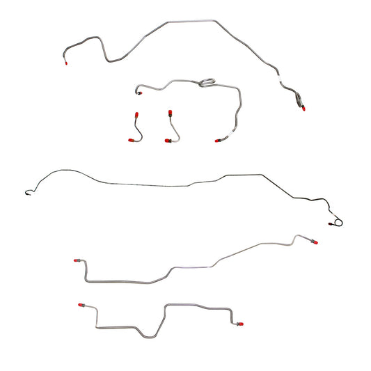 CBK0247OM - 84-85 Camaro; 5.0L/8 cyl, non-Borg Warner HD Axle; Complete Brake Line Kit; Steel - SSTubes