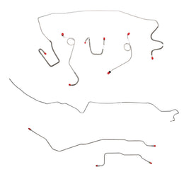 CBK0563OM - 1968-69 MOPAR A-body w/ Standard Drum, Dana Axle; Complete Brake Line Kit; Steel