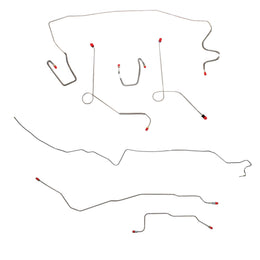 CBK0575OM - 1968-69 MOPAR A-body w/ Power Drum, Dana Axle; Complete Brake Line Kit; Steel