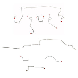 CBK0601OM - 1973 MOPAR A-body w/ Standard Brakes, 108'' Wheel Base; Complete Brake Line Kit; Steel