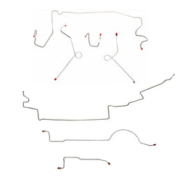 CBK0608OM - 1974 MOPAR A-body w/ Power Brakes, 111'' Wheel Base; Complete Brake Line Kit; Steel