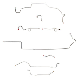 CBK0646OM - 1967 MOPAR B-body w/ Standard Disc, Right Front Over Frame Attaches to Fender, 8-3/4'' Axle; Complete Brake Line Kit; Steel