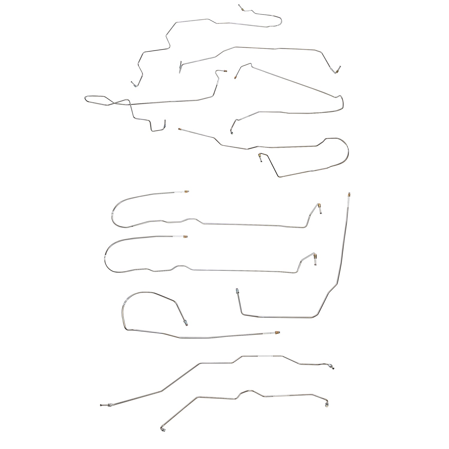 CBK0695SS - 2008-14 Chevy Tahoe, w/ 4 WD, 5.3L; Complete Brake Line Kit; Stainless - SSTubes