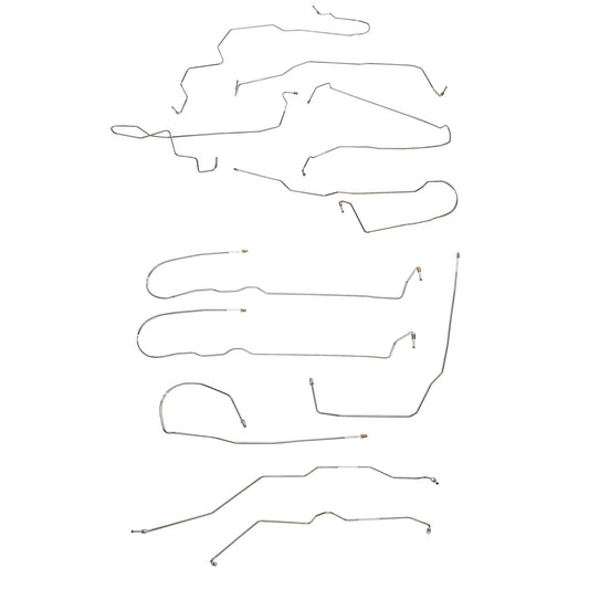 CBK0695SS - 2008-14 Chevy Tahoe, w/ 4 WD, 5.3L; Complete Brake Line Kit; Stainless - SSTubes