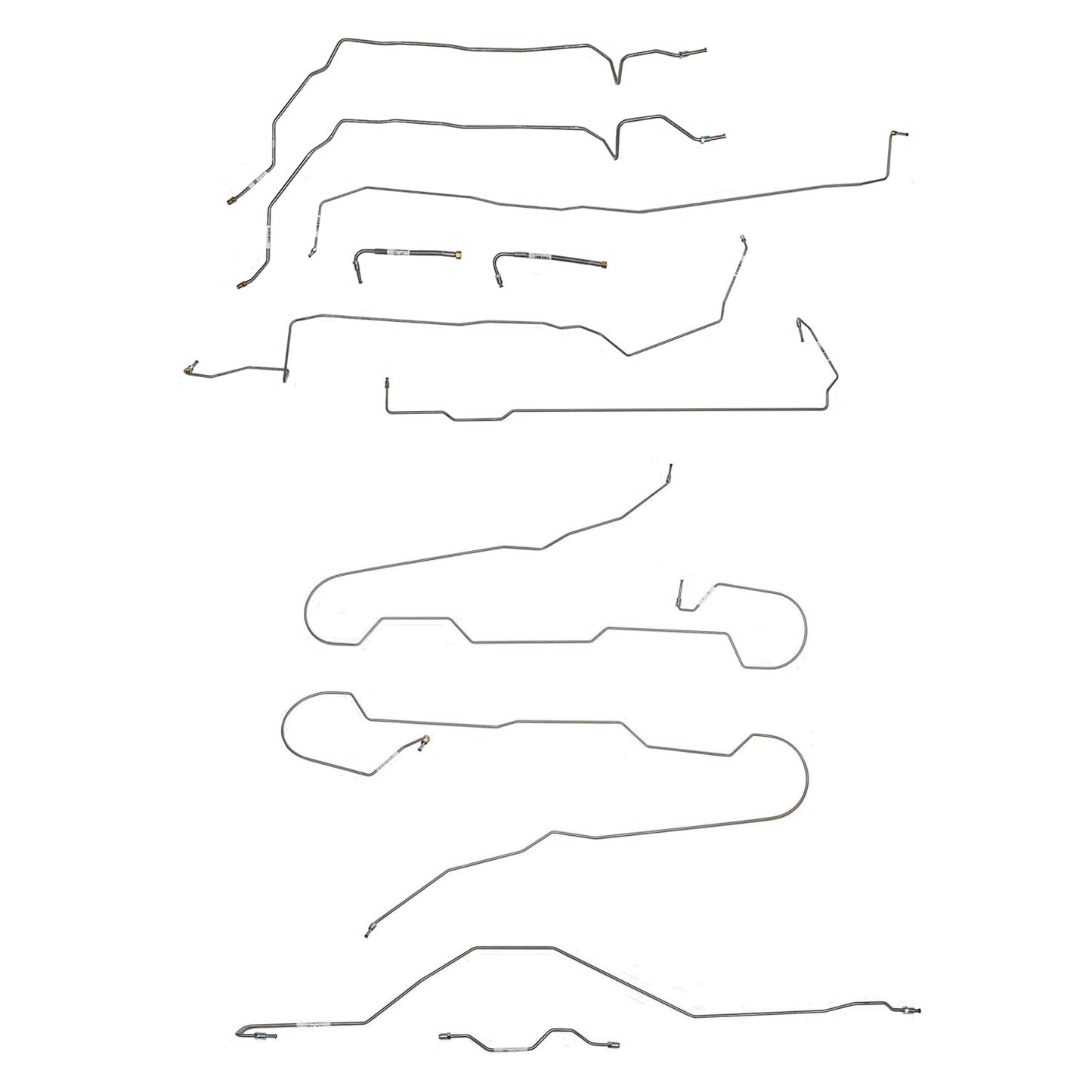 CBK0700SS - 2015-22 Chevy Colorado, 4x4, 4WABS, With Traction Control; Complete Brake Line Kit; Stainless - SSTubes