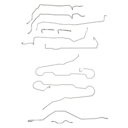 CBK0700OM - 2015-22 Chevy Colorado, 4x4, 4WABS, With Traction Control; Complete Brake Line Kit; Steel - SSTubes