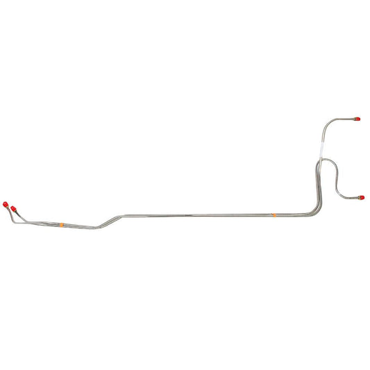 CTC6602SS- 66-67 Chevy Chevelle, Malibu, El Camino; Turbo-Hydramatic 400 Transmission, 2pc Cooler Line Set w/ 12.5 Spacing at Radiator; Stainless - SSTubes