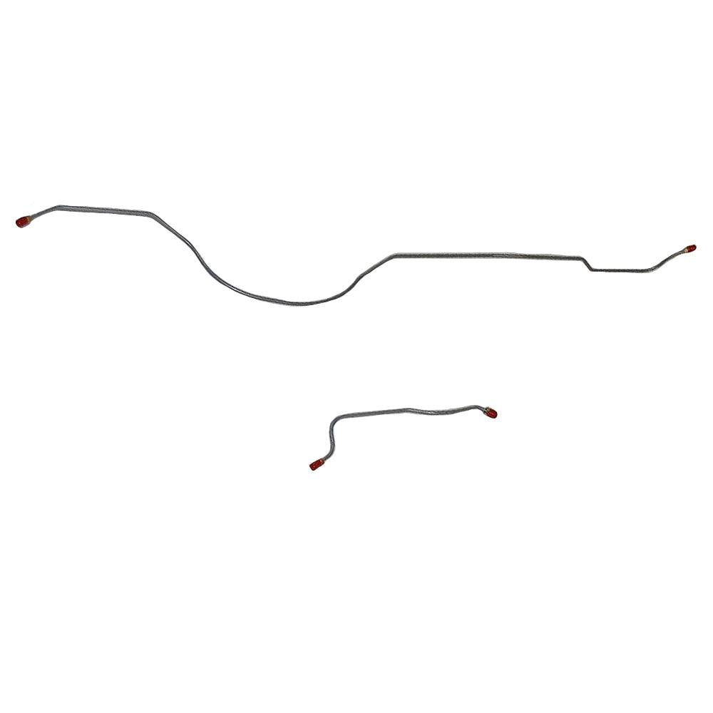 DRA6301OM- 63-65 Ford Fairlane w/ 8 Axle; 2pc Rear Axle Brake Line Set; Steel - SSTubes