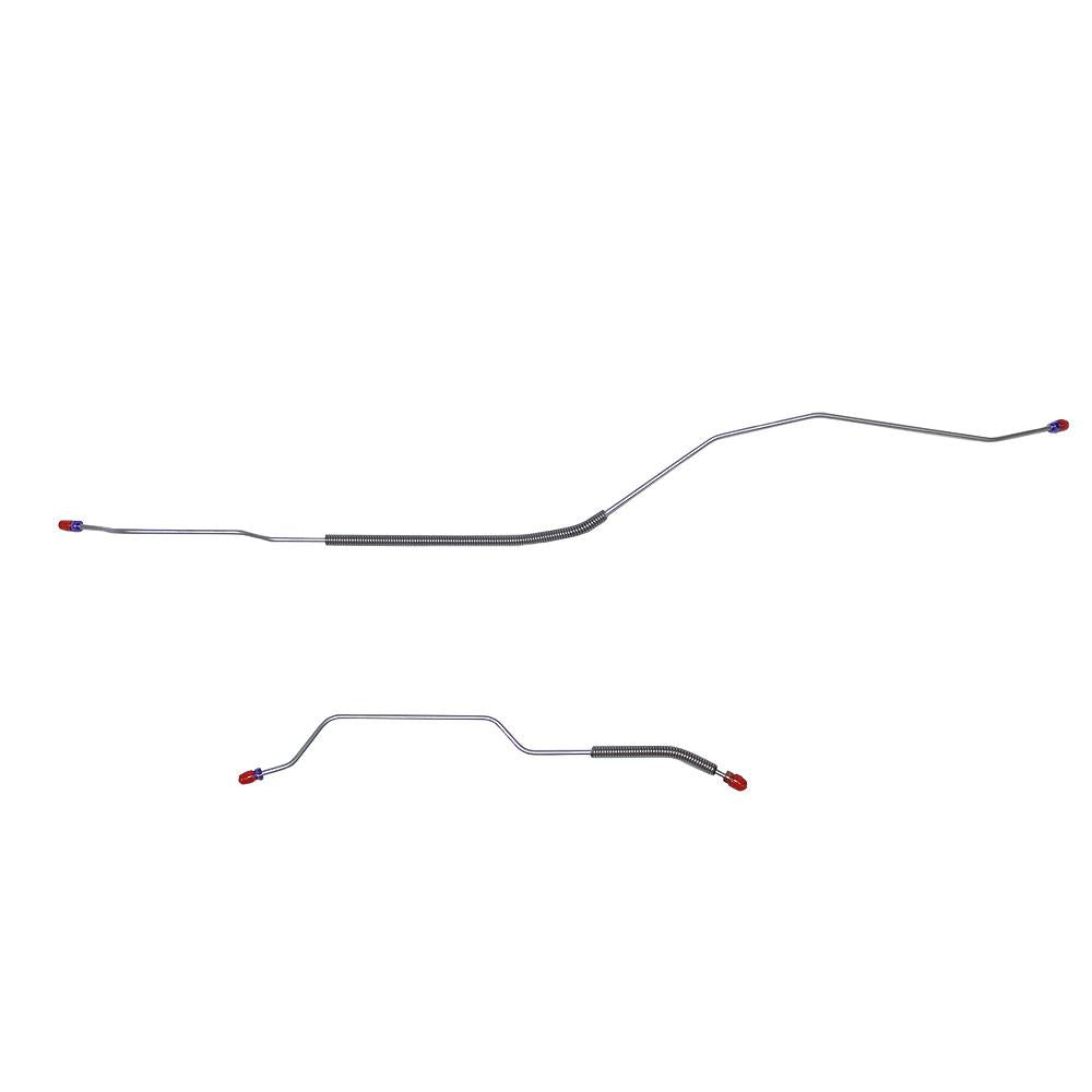 DRA7003OM- 71 Ford Torino w/ 9 Rear Axle; 2pc Rear Axle Brake Line Set; Steel - SSTubes