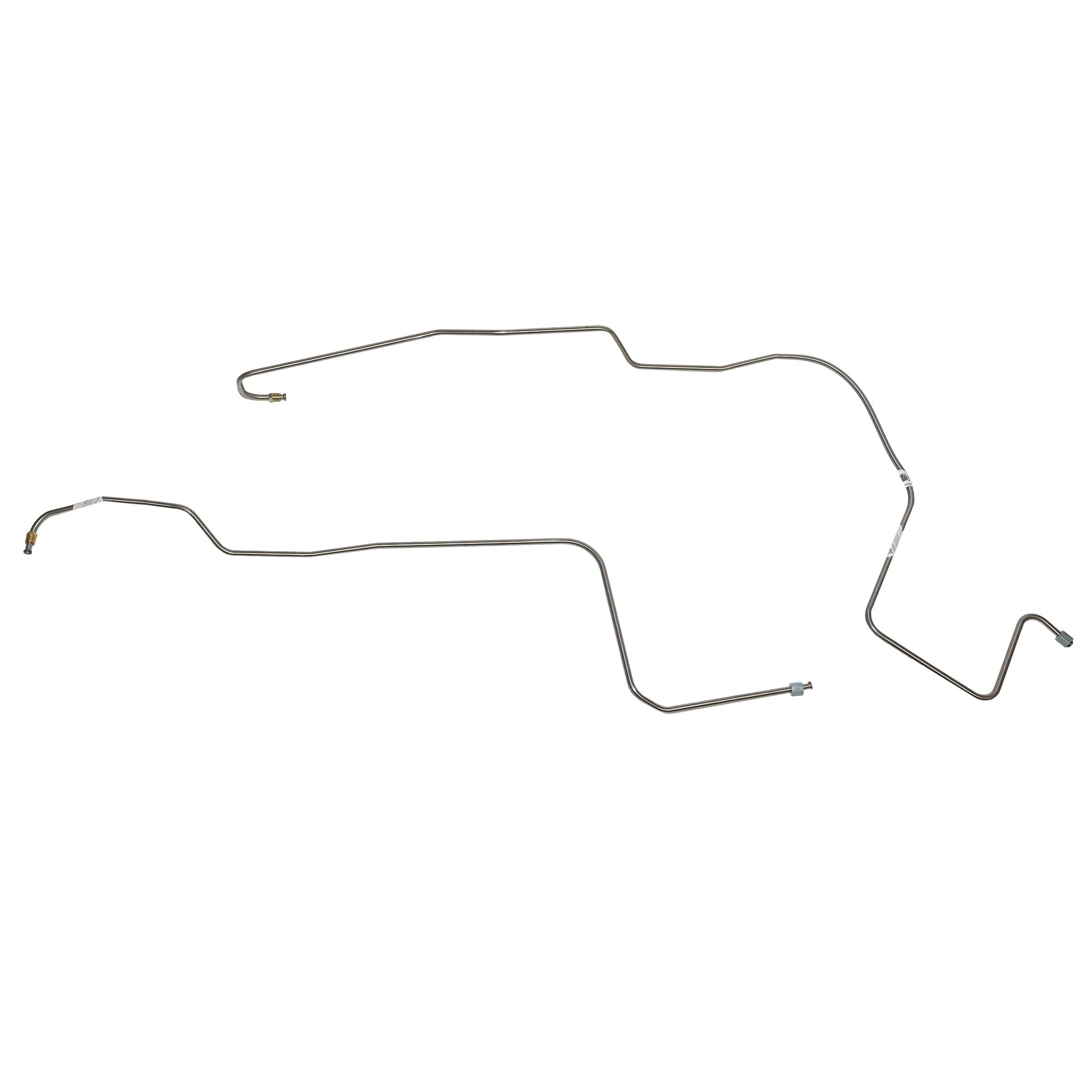 DTC6901SS- 69 Ford Fairlane, Torino w/ 351W, FMX Transmission; 2pc Transmission Cooler Line Set; Stainless - SSTubes