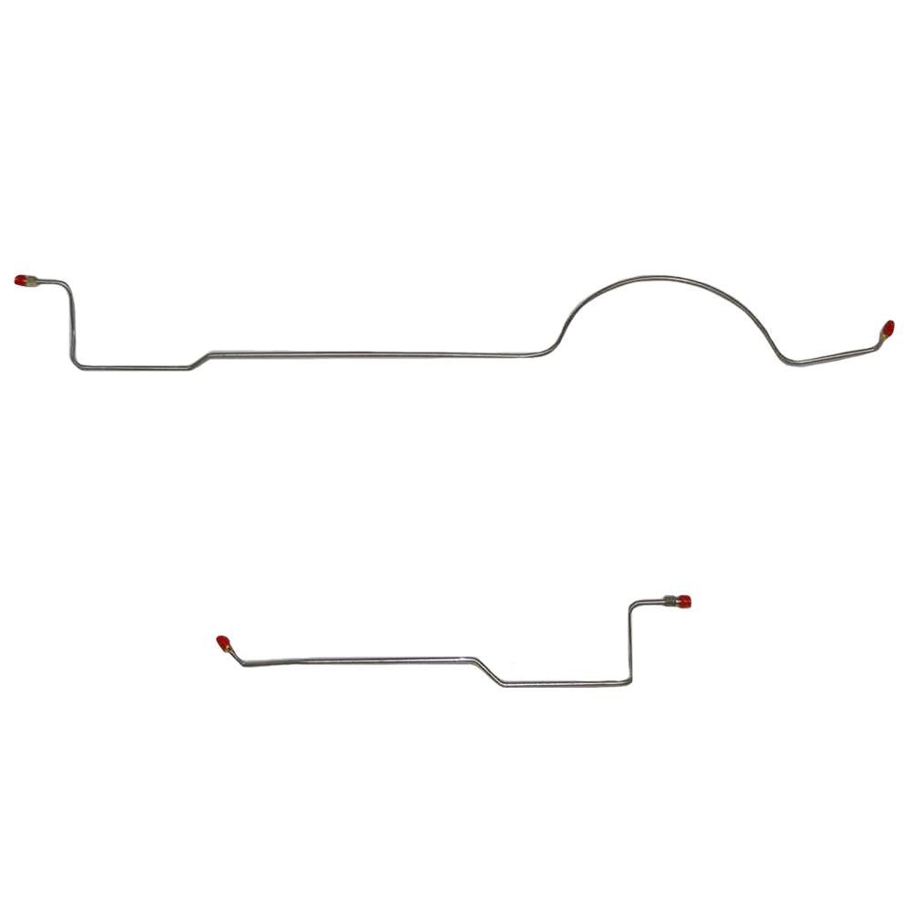 ERA7001SS- 70-73 Mopar E-Body w/ 8 3/4" or Dana Axle, 2pc Line Axle Set; Stainless - SSTubes