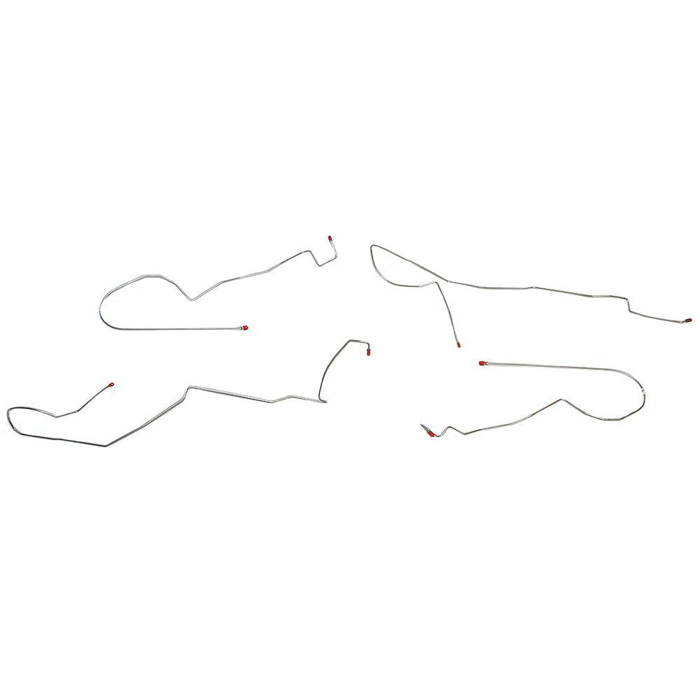 FIN9804SS- 98-02 Firebird/ Trans AM, 98-02 Camaro, Intermediate Brake Line w/ Traction Control; Stainless - SSTubes
