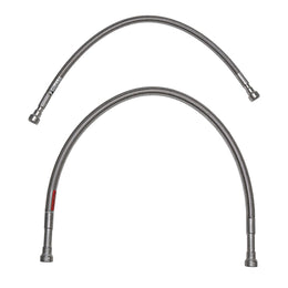 FTH0001 - 01-10 GM 2500HD/3500, 6.6L Duramax Diesel, Fuel Tank Hoses, Pair, Stainless - SSTubes