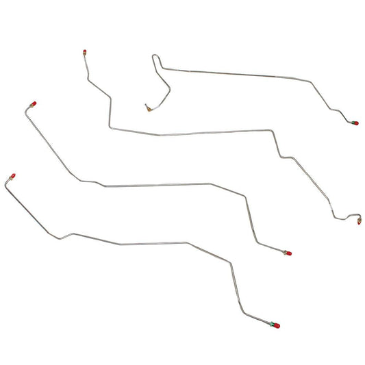 GKT0101OM- 99-03 Windstar w/ Rear Drum Brakes Front Brake Line Kit, Steel - SSTubes