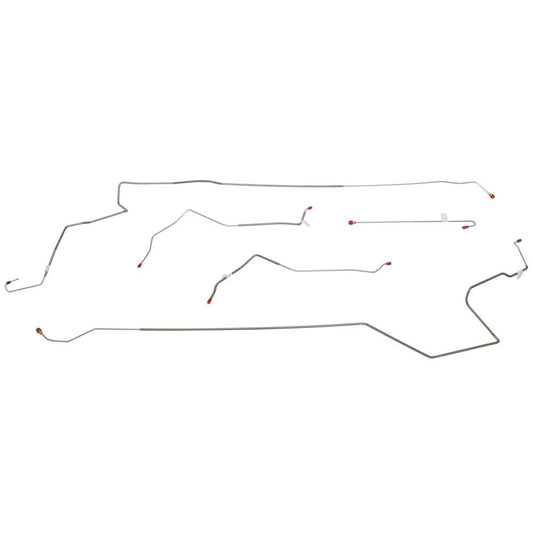 HIN0003OM- 00-04 Honda Insight; Intermediate Brake Line Kit; Steel - SSTubes