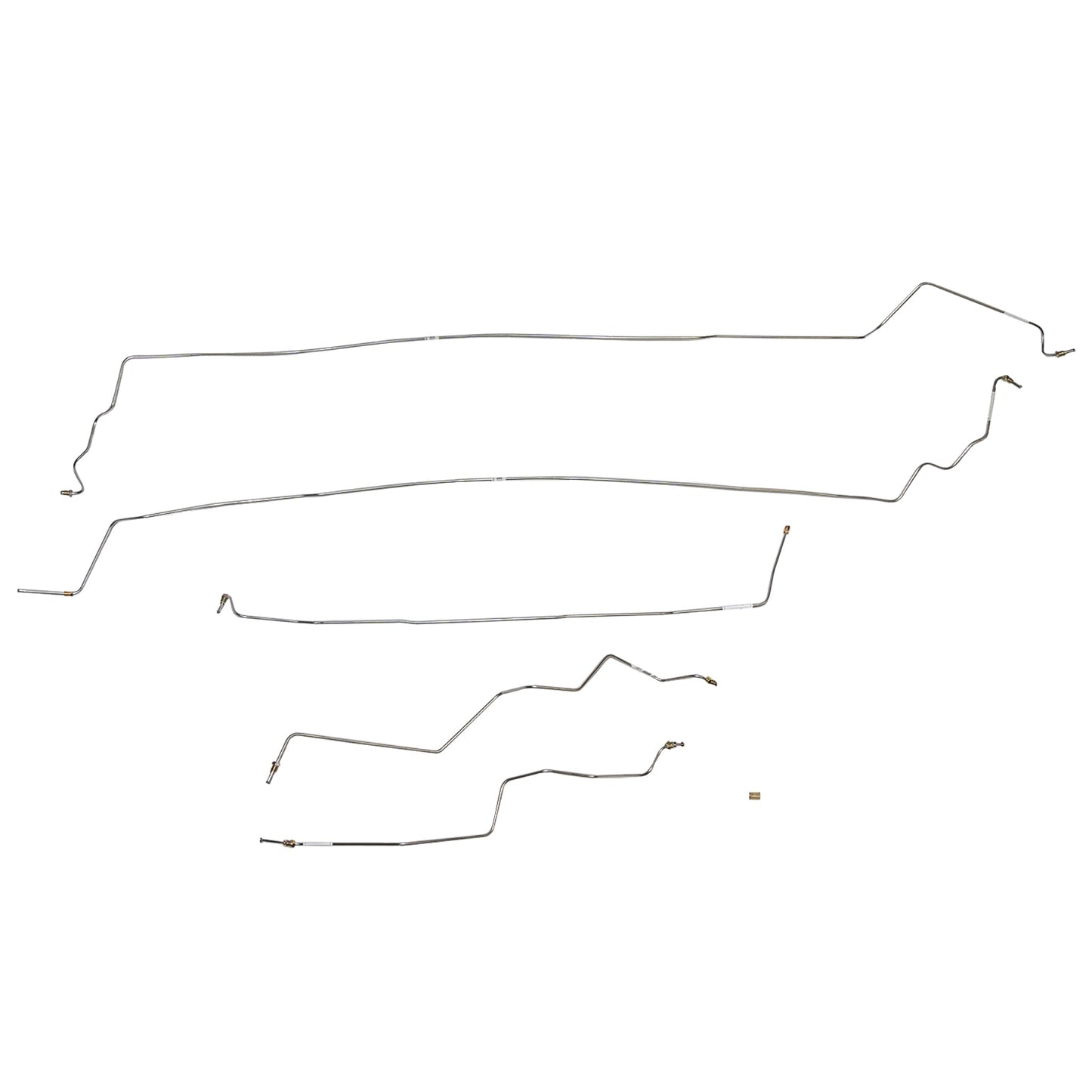 HIN0101OM - 01-06 Santa Fe; NON-ABS Intermediate Brake Line; Steel - SSTubes