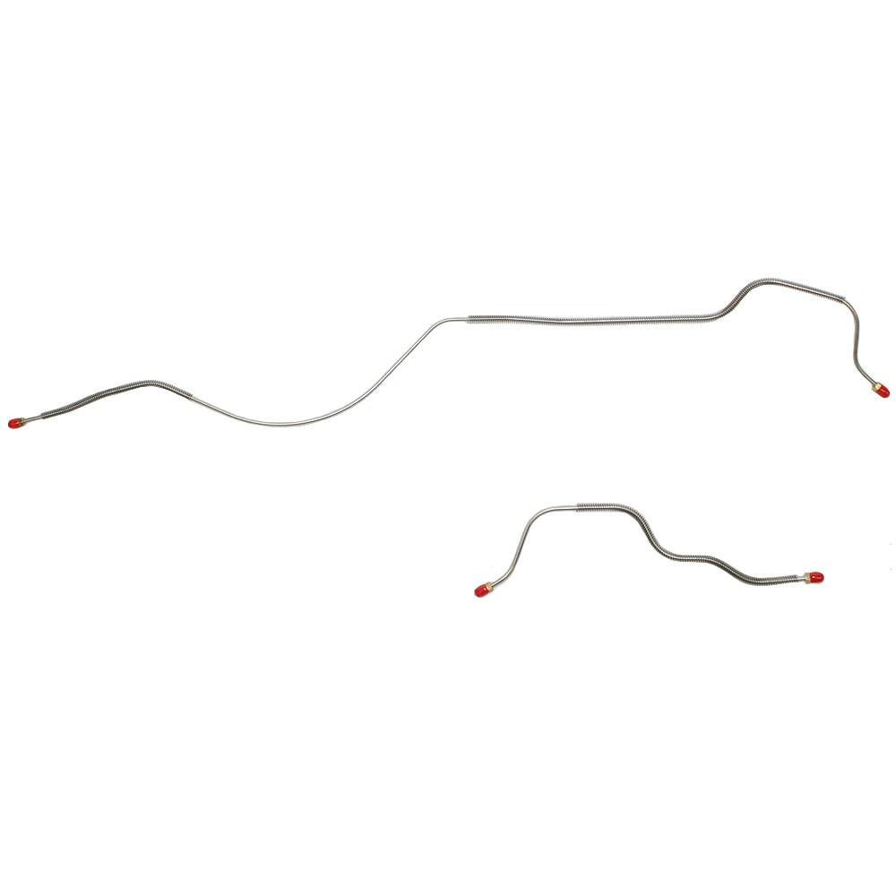 JRA6801OM- 68-70 AMX/Javelin, Rear Axle Brake Lines; Steel - SSTubes