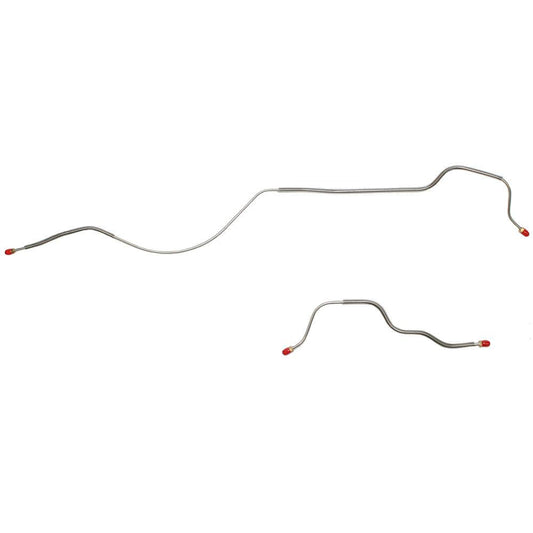 JRA6801OM- 68-70 AMX/Javelin, Rear Axle Brake Lines; Steel - SSTubes