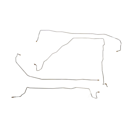 OIN0003SS - 01-05 Toyota Rav4, 2.0L, 2WD, Intermediate Lines; Stainless