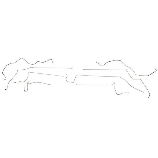 OIN9903OM- 99-03 Toyota Solara w/ 4w Disc & ABS, Intermediate Brake Line Kit; Steel - SSTubes