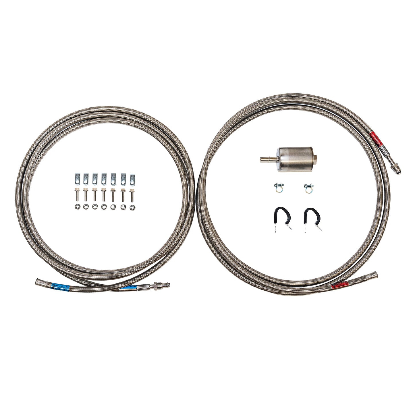 QFF0037SS - 88-91 Corvette L98, Quick Fix Fuel Hose; Braided Stainless