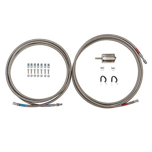 QFF0037SS - 88-91 Corvette L98, Quick Fix Fuel Hose; Braided Stainless